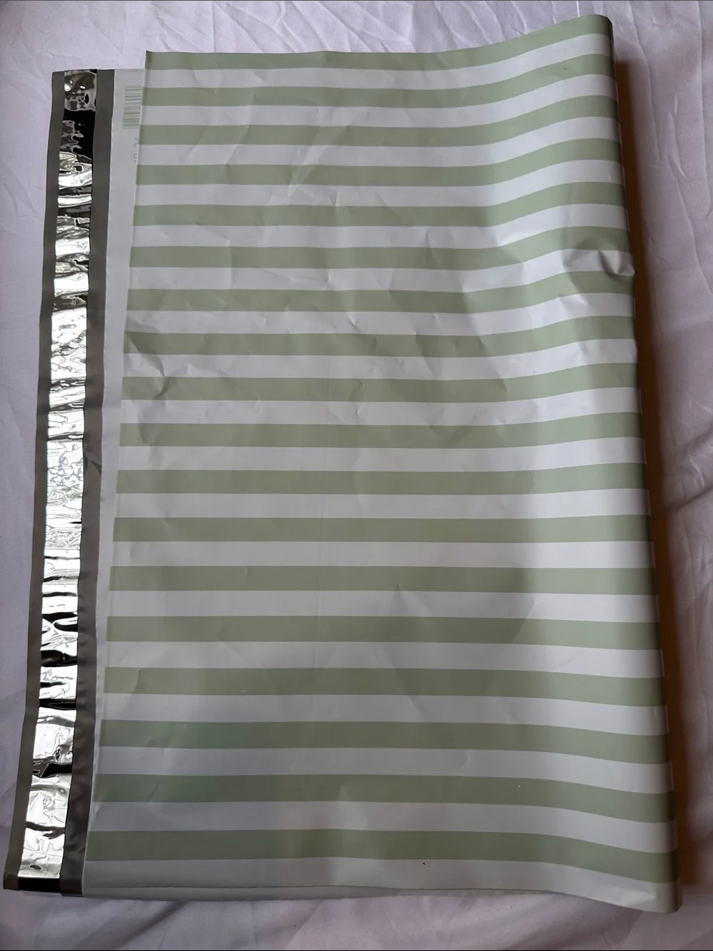 Green and White Striped 19